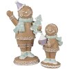 Clayre & Eef 6PR4321 Dekorace perníček 9x5x16 cm