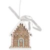 Clayre & Eef 6PR4322 Dekorace Přívěsek Dům 6x1x8 cm