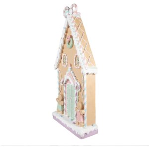 Clayre & Eef 5PR0137 Dekorace domeček 50x15x93 cm