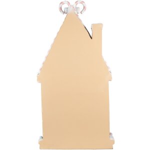 Clayre & Eef 5PR0137 Dekorace domeček 50x15x93 cm