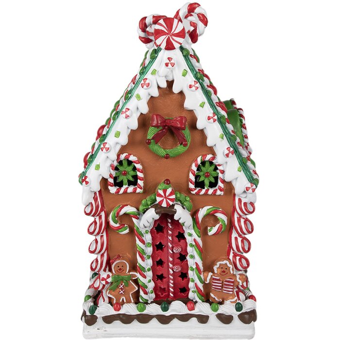 Clayre & Eef 6PR4252 Dekorace domeček 20x20x37 cm