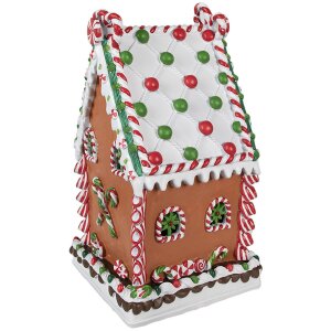 Clayre & Eef 6PR4252 Dekorace domeček 20x20x37 cm