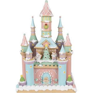 Clayre & Eef 6PR4262 Dekorace Zámek 27x18x42 cm