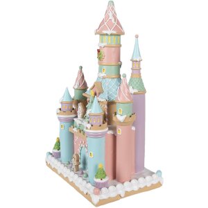 Clayre & Eef 6PR4262 Dekorace Zámek 27x18x42 cm