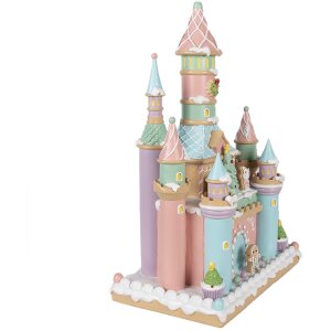 Clayre & Eef 6PR4262 Dekorace Zámek 27x18x42 cm