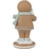 Clayre Eef Vánoční figurka perníček 11 cm hnědý venkovský styl