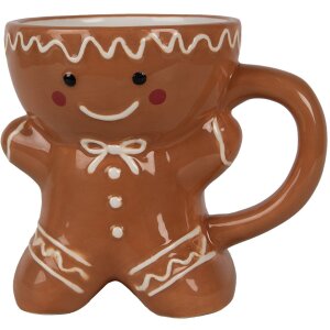Clayre & Eef Hrnek Perníkový muž 325 ml...