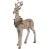 Clayre Eef Sada dekorativních figurek 2 Jelen hnědý Polyresin 20/12 cm Venkovský styl