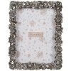 Clayre & Eef 2F1182 Fotorámeček stříbrné barvy 17x2x21 cm Retro Vintage styl