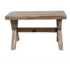 Clayre & Eef 6H2315 Rostlinný stolek dřevo hnědý 24x13x14 cm český styl
