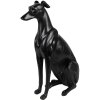 Clayre & Eef 6PR5069 Dekorativní figurka Pes černý 20x10x30 cm Polyresin