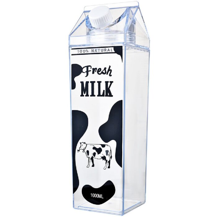 Clayre & Eef 65707 Láhev na pití 1000 ml 8x8x26 cm