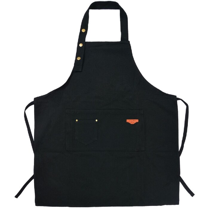 Clayre & Eef KT041.038 Zástěra Denim Black 75x65 cm
