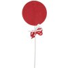 Clayre & Eef 65853 Vánoční dekorace Lollipop červená bílá 15x1x41 cm plastová