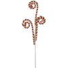 Clayre & Eef 65857 Dekorace Candy Cane 68 cm Červená zelená plastová