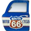 ZEP kovová dekorace retro design dveří auta Route 66 41x47x5 cm vintage vzhled