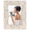 ZEP Portrétní rám Rose White 20x25 cm ze syntetické pryskyřice s dekorem růží