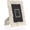 ZEP Portrétní rám Rose White 20x25 cm ze syntetické pryskyřice s dekorem růží