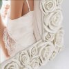 ZEP Portrétní rám Rose White 20x25 cm ze syntetické pryskyřice s dekorem růží