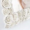 ZEP Portrétní rám Rose White 20x25 cm ze syntetické pryskyřice s dekorem růží