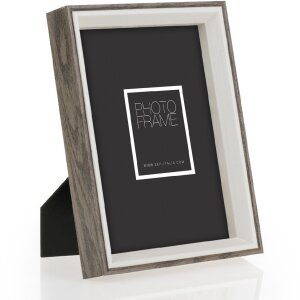 Obrazový rám ZEP Essen 13x18 cm hnědý dřevěný obrazový rám se stojanem