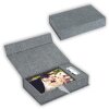 ZEP USB fotobox Lodi šedý plátěný 23x12,5x5 cm bez USB klíče