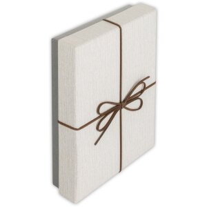 ZEP Box Piacenza A 32x32x4 cm Papírová dárková krabice s mašlí