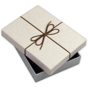ZEP Box Piacenza A 32x32x4 cm Papírová dárková krabice s mašlí
