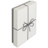 ZEP Box Piacenza B 32x32x4 cm Dárková krabice s mašlí šedá