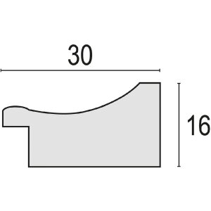 ZEP polystyrenový fotorámeček Arles bílý 10x15 cm
