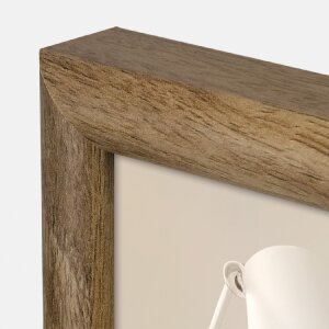 Obrazový rám ZEP Genova 20x30 cm Hnědý MDF vzhled dřeva na výšku i na šířku