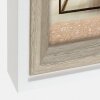 ZEP Bologna obrazový rám 18x24 cm bílý MDF vzhled dřeva dvoubarevný