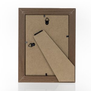 ZEP Bologna obrazový rám hnědý 18x24 cm MDF vzhled dřeva čiré sklo sklo