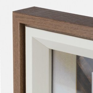 ZEP Bologna obrazový rám hnědý 18x24 cm MDF vzhled dřeva čiré sklo sklo