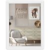 Dřevěný rám ZEP Aosta White 20x30 cm lesklý povrchový profil 1,4 cm
