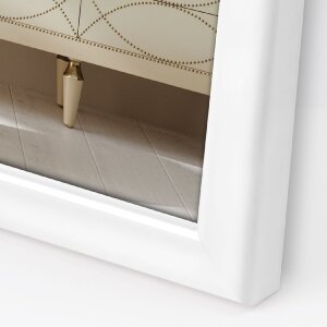 Dřevěný rám ZEP Aosta White 30x45 cm nástěnný rám 1,4 cm profil lišty