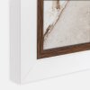 ZEP dřevěný fotorámeček Caen 20x30 cm dvoubarevný bílý hnědý na stěnu stolu