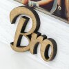 Dřevěný fotorámeček ZEP Dylon 10x15 cm portrétní rámeček Bro se stojanem