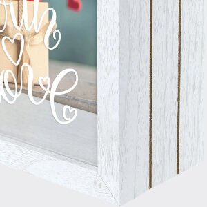 ZEP Dřevěná skleněná pokladnička Andy White...