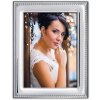 ZEP Alessandria fotorámeček 10x15 cm postříbřená dřevěná zadní strana