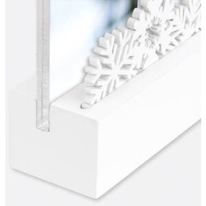ZEP ZT648W Dobbiaco Horizontální obrazový rám 10x15 cm Akrylové dřevo Bílý