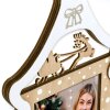 ZEP Vánoční fotorámeček Julia wood 10x15 cm slavnostní design sobí sáně