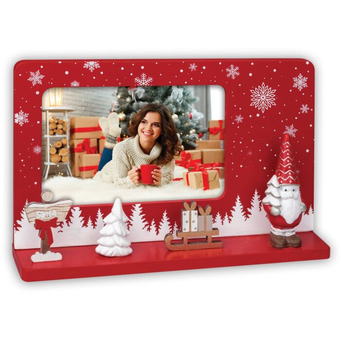 ZEP LS9964 Dřevěný rámeček na obrázky Pepper Red 10x15 cm