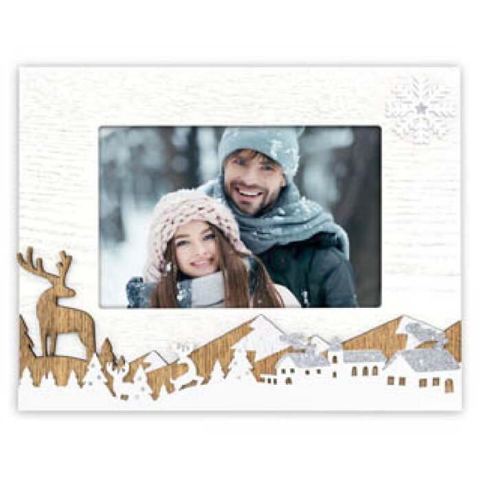 ZEP ZT4146 Dřevěný obrazový rám Zermatt White Brown 10x15 cm
