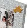 ZEP ZT2024 Silvy 10x15 cm dřevěný obrazový rám stříbrný zlatý hvězda Vánoce