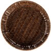 Clayre & Eef 65717 Sada úložných košů 3 hnědé kulaté Ø 28/25/22 cm plastové