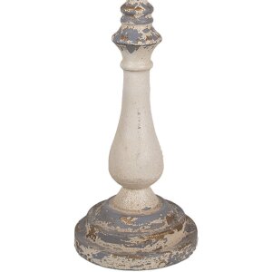 Clayre & Eef 5LMC0040 Stolní lampa Iron Beige Grey Ø 33x75 cm E27 max 60W