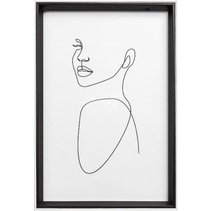 Walther NW824B Silueta dřevěný rám 18x24 cm černý