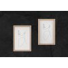 Dřevěný rám Walther Silhouette NW824W bílý 18x24 cm MDF lišta čiré sklo