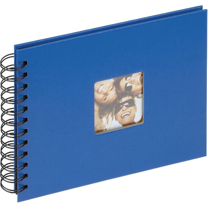 Spirálové album Walther Fun royal blue 23x17 cm 40 černých stran